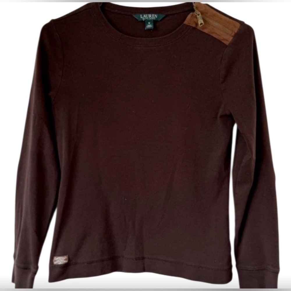 Ralph Lauren Dark Brown Crew Neck Sweater